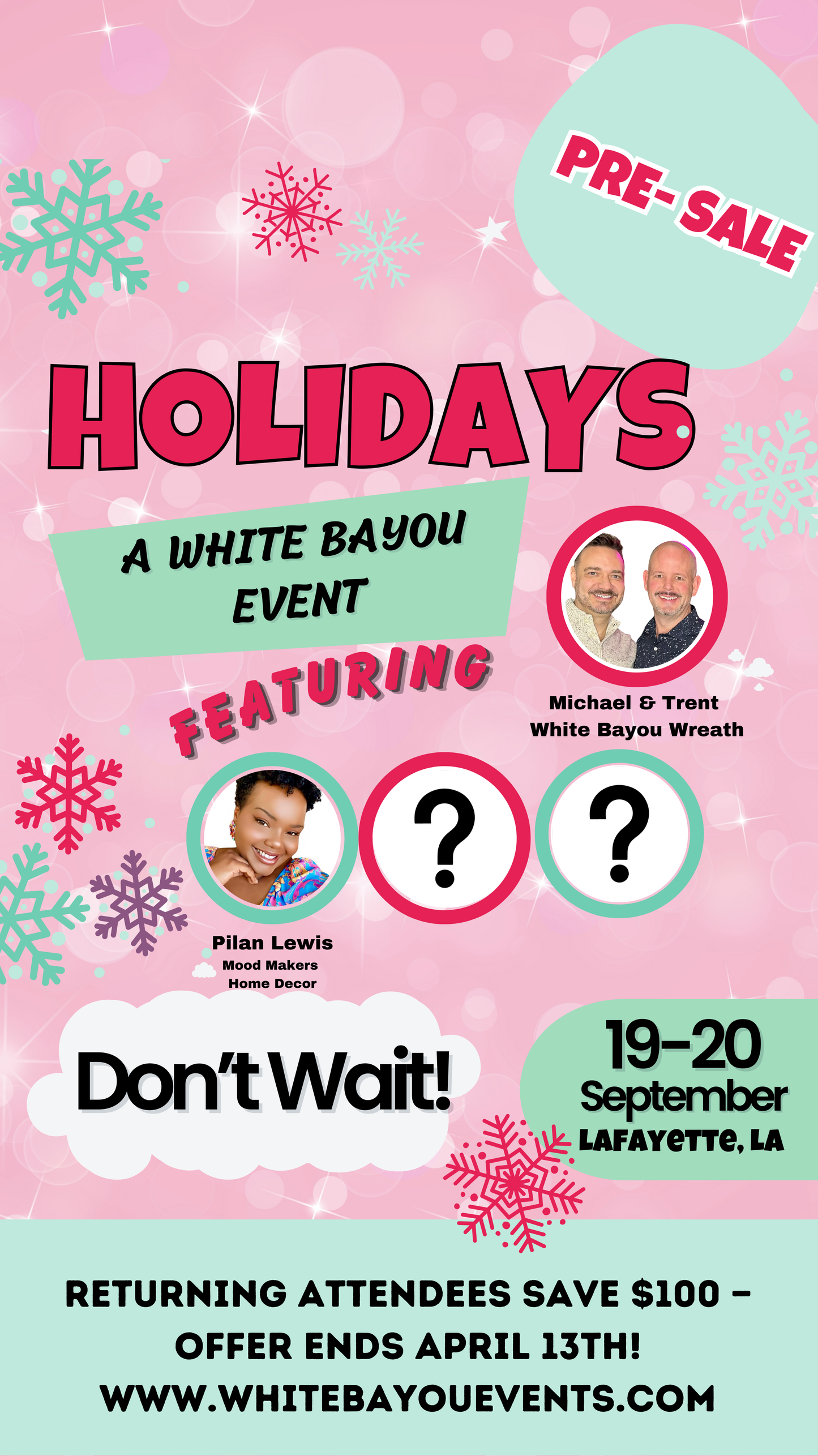 Holidays - A White Bayou Event
